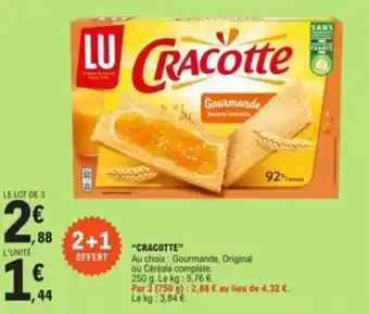 E.Leclerc "CRACOTTE" offre