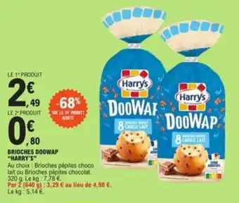 E.Leclerc BRIOCHES DOOWAP "HARRY'S" offre