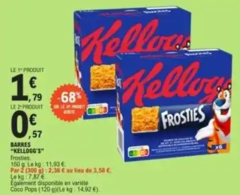 E.Leclerc BARRES "KELLOGG'S" offre