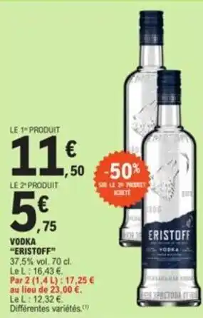 VODKA "ERISTOFF"