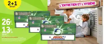 E.Leclerc LESSIVE CAPSULES "ARIEL PODS" offre