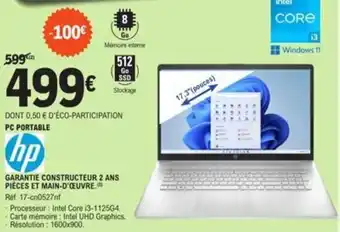 E.Leclerc PC PORTABLE offre