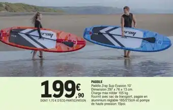 E.Leclerc PADDLE offre