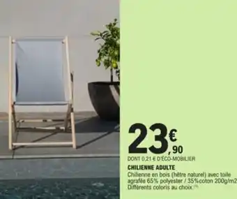 E.Leclerc CHILIENNE ADULTE offre