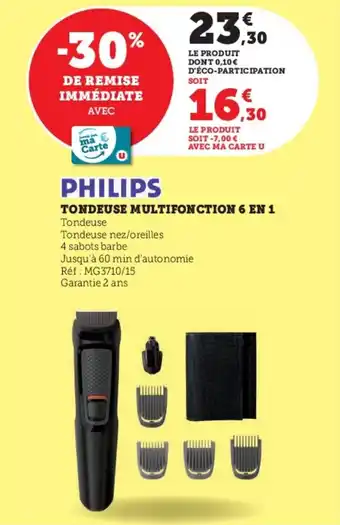 TONDEUSE MULTIFONCTION 6 EN 1