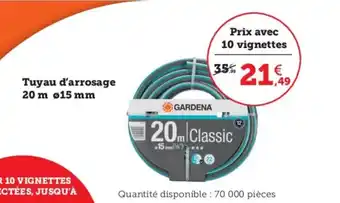 Super U Prix avec 10 vignettes offre