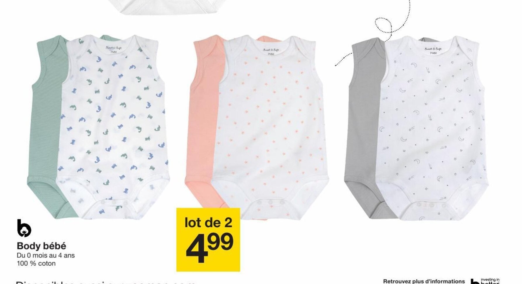 Zeeman Body bébé offre