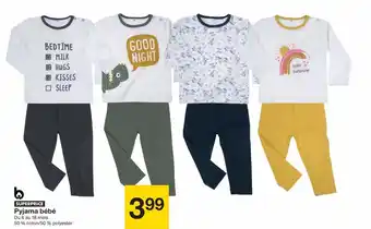 Zeeman SUPERPRICE Pyjama bébé offre