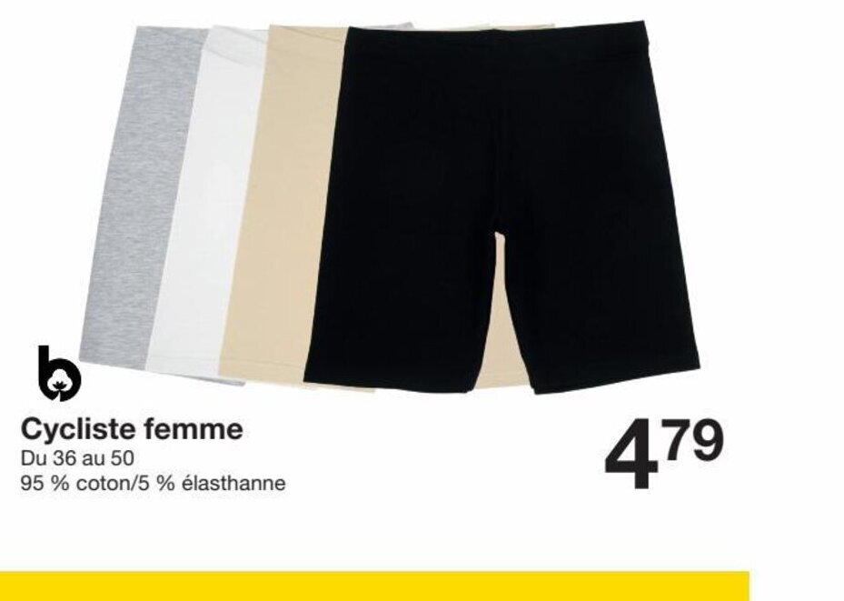 Zeeman discount short femme