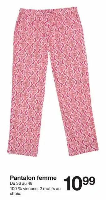 Zeeman Pantalon femme offre