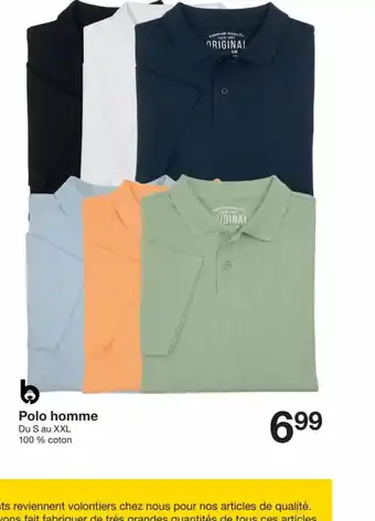 Zeeman Polo homme offre