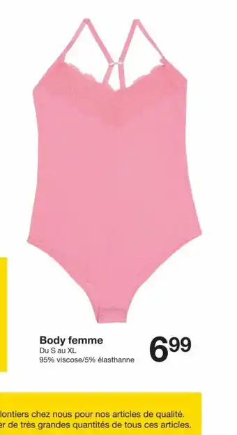 Zeeman Body femme offre