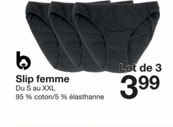 Slip femme