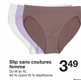 Zeeman Slip sans coutures femme offre