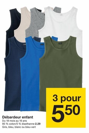 Zeeman Débardeur enfant offre
