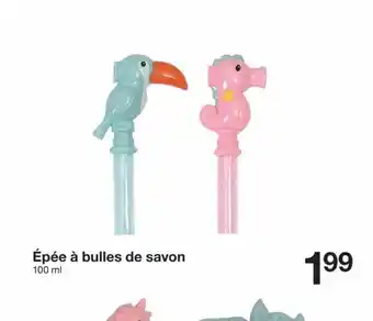 Épée à bulles de savon