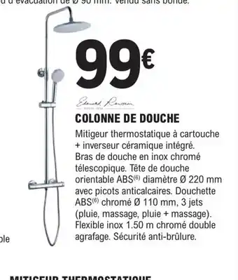 E.Leclerc Brico COLONNE DE DOUCHE offre
