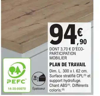 PLAN DE TRAVAIL