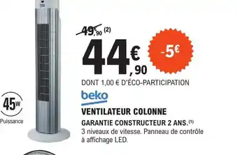 VENTILATEUR COLONNE