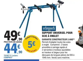 SUPPORT UNIVERSEL POUR SCIE À ONGLET