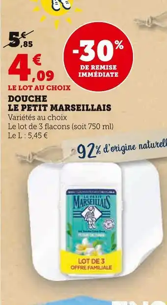 Le petit marseillais douche le petit marseillais