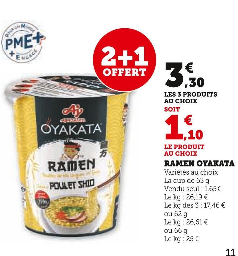 U Express Oyakata ramen offre