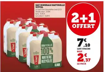 Vittel eau minerale naturelle