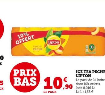 Lipton ice tea peche
