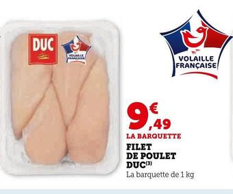 Super U Duc filet de poulet offre