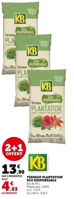 Kb terreau plantation eco responsable