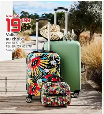 Gifi Valise au choix offre