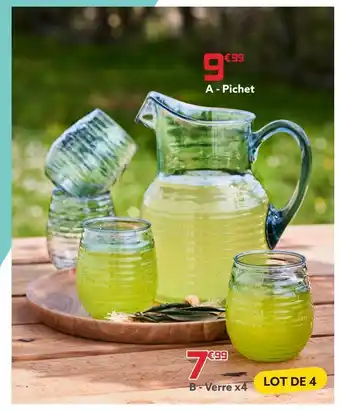 Gifi Verre x4 offre