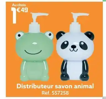 Gifi Distributeur savon animal offre