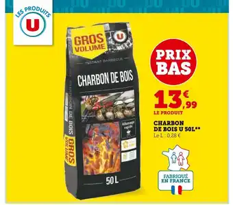 U charbon de bois 50l