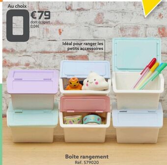Gifi Boîte rangement offre