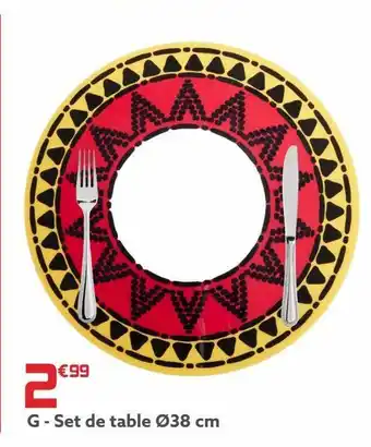 Set de table 38cm