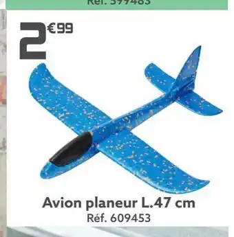 Avion planeur l.47 cm