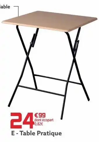 Gifi Table pliante offre