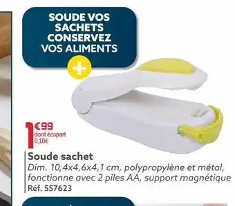 Soude sachet