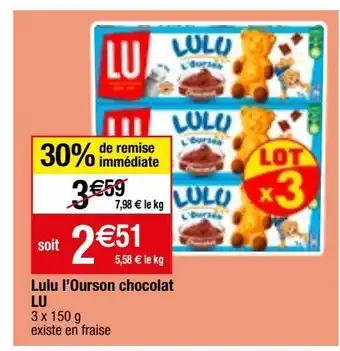 Migros Gâteau au chocolat lu offre