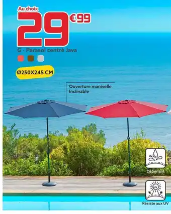 Gifi Parasol centre java offre
