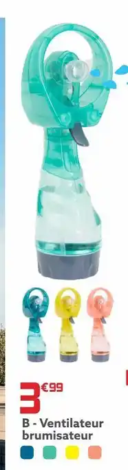 Ventilateur brumisateur