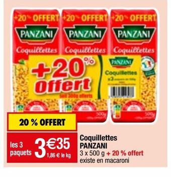Migros Macaroni panzani offre