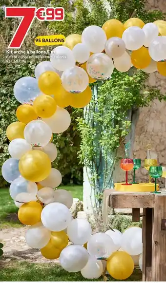 Gifi Kit arche a ballon 5m offre