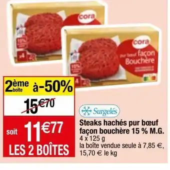 Migros Steak haché de boeuf offre