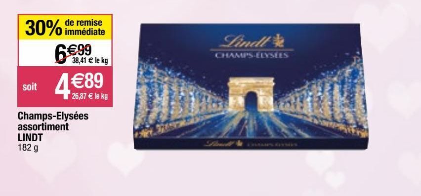 Migros Chocolats lindt offre