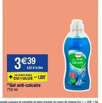 Nettoyant pour toilettes cora