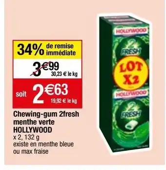 Chewing-gums hollywood