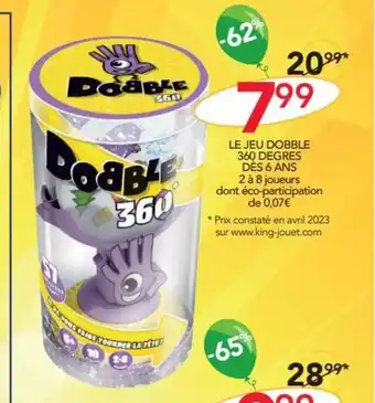 Stokomani LE JEU DOBBLE 360 DEGRES DÈS 6 ANS offre