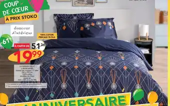 Stokomani LA PARURE DE LIT 2 PERSONNES offre
